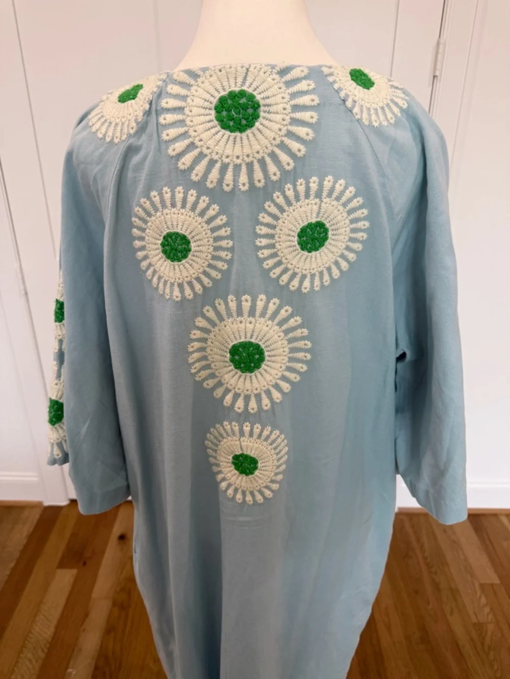 🌸 NWT - Frances Valentine Aster Maxi Caftan Dress - Size 1X 🌸 - Picture 9 of 15